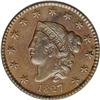 Image 1 : 1827 1C MS63 Brown NGC. N-1, Early Die State, High R.2 1827[1C] N-1, High R.2. MS63 Brown NGC. AU55 
