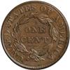 Image 2 : 1827 1C AU58 NGC. N-5, Intermediate Die State, R.2. Th 1827[1C] N-5, R.2. AU58 NGC. XF40 EAC.