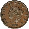 Image 1 : 1828 1C Large Narrow Date AU55 NGC. N-5, R.2. NDS a. P 1828[1C] Large Narrow Date. N-5, R.2. AU55 NG