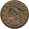 Image 1 : 1828 1C Small Wide Date MS62 Brown NGC. N-10, R.1. The 1828[1C] Small Wide Date. N-10, R.1. MS62 Bro