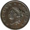 Image 1 : 1828 1C Large Narrow Date AU58 NGC. N-11, R.2. NDS B. 1828[1C] Large Narrow Date. N-11, R.2. AU58 NG