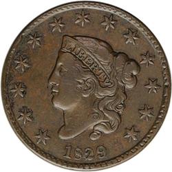 1829 1C Large Letters--Environmental Damage--NCS. VF D 1829[1C] Large Letters. N-4, R.4--Environment