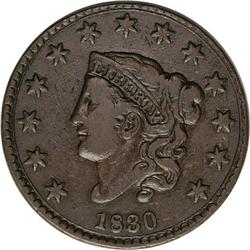 1830 1C Large Letters. N-10, R.4. VF30 NGC. Fine 12 EA 1830[1C] Large Letters. N-10, R.4. VF30 NGC. 