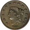 Image 1 : 1831 1C Medium Letters MS62 Brown NGC. N-3, R.1. Newco 1831[1C] Medium Letters. N-3, R.1. MS62 Brown
