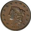 Image 1 : 1831 1C Large Letters XF40 NGC. N-12, R.1. A late stag 1831[1C] Large Letters XF40 NGC.
