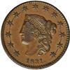 Image 1 : 1831 1C Large Letters AU58 NGC. N-12, R.1. Early Die S 1831[1C] Large Letters. N-12, R.1. AU58 NGC. 