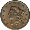 Image 1 : 1833 1C MS62 Red and Brown NGC. N-1, R.2. Close date, 1833[1C] N-1, R.2. MS62 Brown NGC. AU50 EAC.