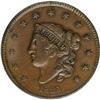 Image 1 : 1835 1C Small 8 and Stars AU50 NGC. N-6, R.1. Late Die 1835[1C] Small 8 and Stars. N-6, R.1. MS62 Br