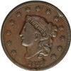 Image 1 : 1835 1C Small 8 and Stars--Scratched--NCS. VF Details. 1835[1C] Small 8 and Stars--Scratched--NCS. V