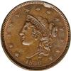 Image 1 : 1836 1C N-6, R.2. MS64 Brown NGC. Wavy-Top Head; PLD, 1836[1C] N-6, R.2. MS64 Brown NGC. MS60 EAC.