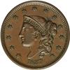 Image 1 : 1837 1C Head of 1838. N-9, R.1. AU58 NGC. An excellent 1837[1C] Head of 1838. N-9, R.1. AU58 NGC. XF