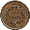 Image 2 : 1837 1C Head of 1838. N-11, R.1. MS62 Brown NGC. AU55 1837[1C] Head of 1838. N-11, R.1. MS62 Brown N