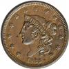 Image 1 : 1838 1C N-1, R.1. MS62 Brown NGC. AU55 EAC. An earlier 1838[1C] N-1, R.1. MS62 Brown NGC. AU55 EAC.