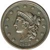 Image 1 : 1838 1C N-2, R.1--Improperly Cleaned--NCS. Unc Details 1838[1C] N-2, R.1--Improperly Cleaned--NCS. U