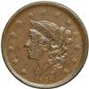 Image 1 : 1838 1C N-3, R.1. MS61 Brown NGC. AU50 EAC. A late die 1838[1C] N-3, R.1. MS61 Brown NGC. AU50 EAC.
