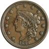 Image 1 : 1838 1C N-4, R.1--Improperly Cleaned--NCS. AU Details. 1838[1C] N-4, R.1--Improperly Cleaned--NCS. A