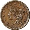 Image 1 : 1838 1C N-4, R-1--Improperly Cleaned--NCS. Unc Details 1838[1C] N-4, R-1--Improperly Cleaned--NCS. U