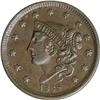 Image 1 : 1838 1C N-10, High R.2. AU58 NGC. AU55 EAC. This is a 1838[1C] N-10, High R.2. AU58 NGC. AU55 EAC.