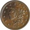 Image 1 : 1838 1C N-11, R.2. AU58 NGC. XF45 EAC. Newcomb varieti 1838[1C] N-11, R.2. AU58 NGC. XF45 EAC.