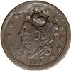 Image 1 : 1838 1C N-14, R.4--Countermarked--NCS. VF Details. Fin 1838[1C] N-14, R.4--Countermarked--NCS. VF De