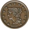 Image 1 : 1840 1C Small Date MS62 Brown NGC. N-4, R.3. Several d 1840[1C] Small Date. N-4, R.3. MS62 Brown NGC