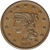 Image 1 : 1840 1C Large Date MS64 Brown NGC. N-6, R.1. A number 1840[1C] Large Date. N-6, R.1. MS64 Brown NGC.