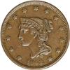 Image 1 : 1842 1C Small Date AU58 NGC. N-1, R.3. An attractive c 1842[1C] Small Date. N-1, R.3. AU58 NGC. VF35