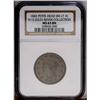 Image 3 : 1843 1C Petite Head, Small Letters MS63 Brown NGC. N-1 1843[1C] Petite Head, Small Letters. N-12, R.