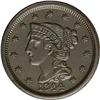 Image 1 : 1844 1C N-7, R-2--Improperly Cleaned--NCS. Unc Details 1844[1C] N-7, R-2--Improperly Cleaned--NCS. U