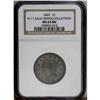 Image 3 : 1845 1C MS63 Brown NGC. N-11, R.3. The obverse has a c 1845[1C] N-11, R.3. MS63 Brown NGC. AU55 EAC.