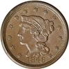 Image 1 : 1846 1C Tall Date. N-12, R.1. MS65 Brown NGC. AU55 EAC 1846[1C] Tall Date. N-12, R.1. MS65 Brown NGC