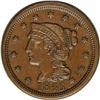 Image 1 : 1846 1C --Tall Date--AU58 NGC. N-13, High R.3. Brown wi 1846[1C] Tall Date. N-13, High R.3. AU58 NGC