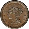 Image 1 : 1846 1C Small Date MS64 Brown NGC. N-17, R.5. Brown wi 1846[1C] Small Date. N-17, R.5. MS64 Brown NG