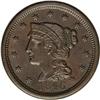 Image 1 : 1846 1C Tall Date MS62 Brown NGC. N-23, Low R.6. Choco 1846[1C] Tall Date. N-23, Low R.6. MS62 Brown