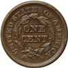 Image 2 : 1847 1C MS62 Brown NGC. N-3, R.3. A large rim cud is p 1847[1C] N-3, R.3. MS62 Brown NGC. XF45 EAC.