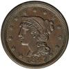 Image 1 : 1847 1C N-12, High R.3. MS62 Brown NGC. XF40 EAC. Grel 1847[1C] N-12, High R.3. MS62 Brown NGC. XF40
