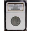 Image 3 : 1847 1C N-12, High R.3. MS62 Brown NGC. XF40 EAC. Grel 1847[1C] N-12, High R.3. MS62 Brown NGC. XF40