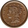 Image 1 : 1847 1C N-19, R.1. MS64 Brown NGC. AU55 EAC. Grellman 1847[1C] N-19, R.1. MS64 Brown NGC. AU55 EAC.