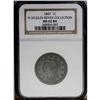 Image 3 : 1847 1C N-24, R.1. MS62 Brown NGC. AU50 EAC. Grellman 1847[1C] N-24, R.1. MS62 Brown NGC. AU50 EAC.
