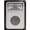 Image 3 : 1848 1C MS62 Brown NGC. N-17, R.1. The upright of the 1848[1C] N-17, R.1. MS62 Brown NGC. MS60 EAC.