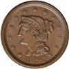 Image 1 : 1848 1C MS64 Brown NGC. N-21, Low R.4. Softly struck o 1848[1C] N-21, Low R.4. MS64 Brown NGC. AU55 