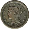 Image 1 : 1849 1C --Improperly Cleaned--NCS. VF Details. N-4, R.1 1849[1C] N-4, R.1--Improperly Cleaned--NCS. 