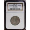 Image 3 : 1849 1C MS65 NGC. N-7, R.4. Brown with smooth, frosty 1849[1C] N-7, R.4. MS65 NGC. AU55 EAC.
