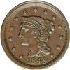 Image 1 : 1849 1C N-21, High R.4. AU58 NGC. XF45 EAC. Grellman s 1849[1C] N-21, High R.4. AU58 NGC. XF45 EAC.