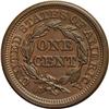 Image 2 : 1850 1C MS65 Brown NGC. N-5, High R.4. Crisply struck 1850[1C] N-5, High R.4. MS65 Brown NGC. MS60+ 