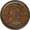 Image 1 : 1850 1C N-15, R.1. MS62 Brown NGC. AU50 EAC. Grellman 1850[1C] N-15, R.1. MS62 Brown NGC. AU50 EAC.