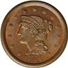 Image 1 : 1850 1C N-19, R.2. MS65 Brown NGC. MS63 EAC. Grellman 1850[1C] N-19, R.2. MS65 Brown NGC. MS63 EAC.