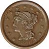 Image 1 : 1850 1C N-28, Low R.3. MS64 Brown NGC. MS60 EAC. Grell 1850[1C] N-28, Low R.3. MS64 Brown NGC. MS60 