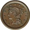 Image 1 : 1851 1C MS65 Brown NGC. N-8, Low R.3. Brown with smoot 1851[1C] N-8, Low R.3. MS65 Brown NGC. MS60 E