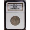 Image 3 : 1851 1C MS62 Brown NGC. N-11,12, R.1. Brown with smoot 1851[1C] N-11, 12, R.1. MS62 Brown NGC. AU50 